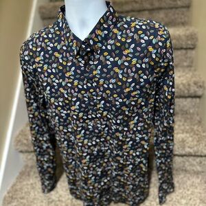 Like new *Paisley & Gray* slim fit men’s l/s button up casual shirt - XL